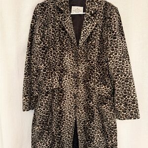 Vintage Leopard Overcoat